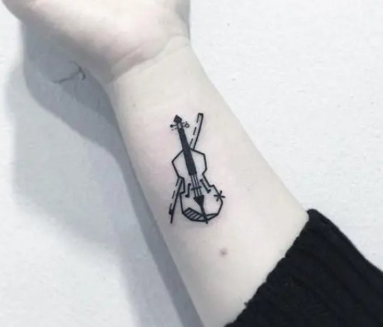 SoulSense Tattoo | Artistic Violin Tattoo